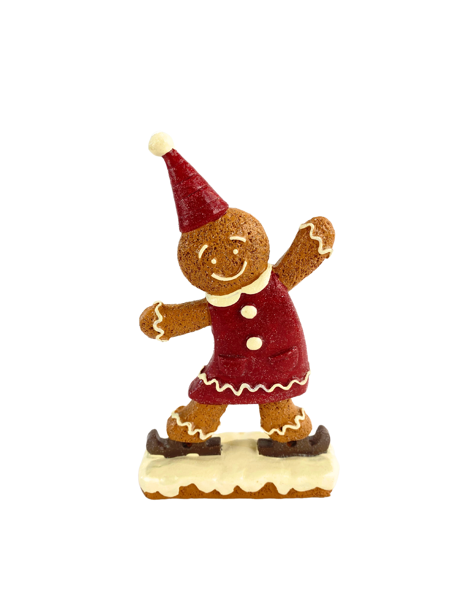 Ice Skating Gingerbread Decor