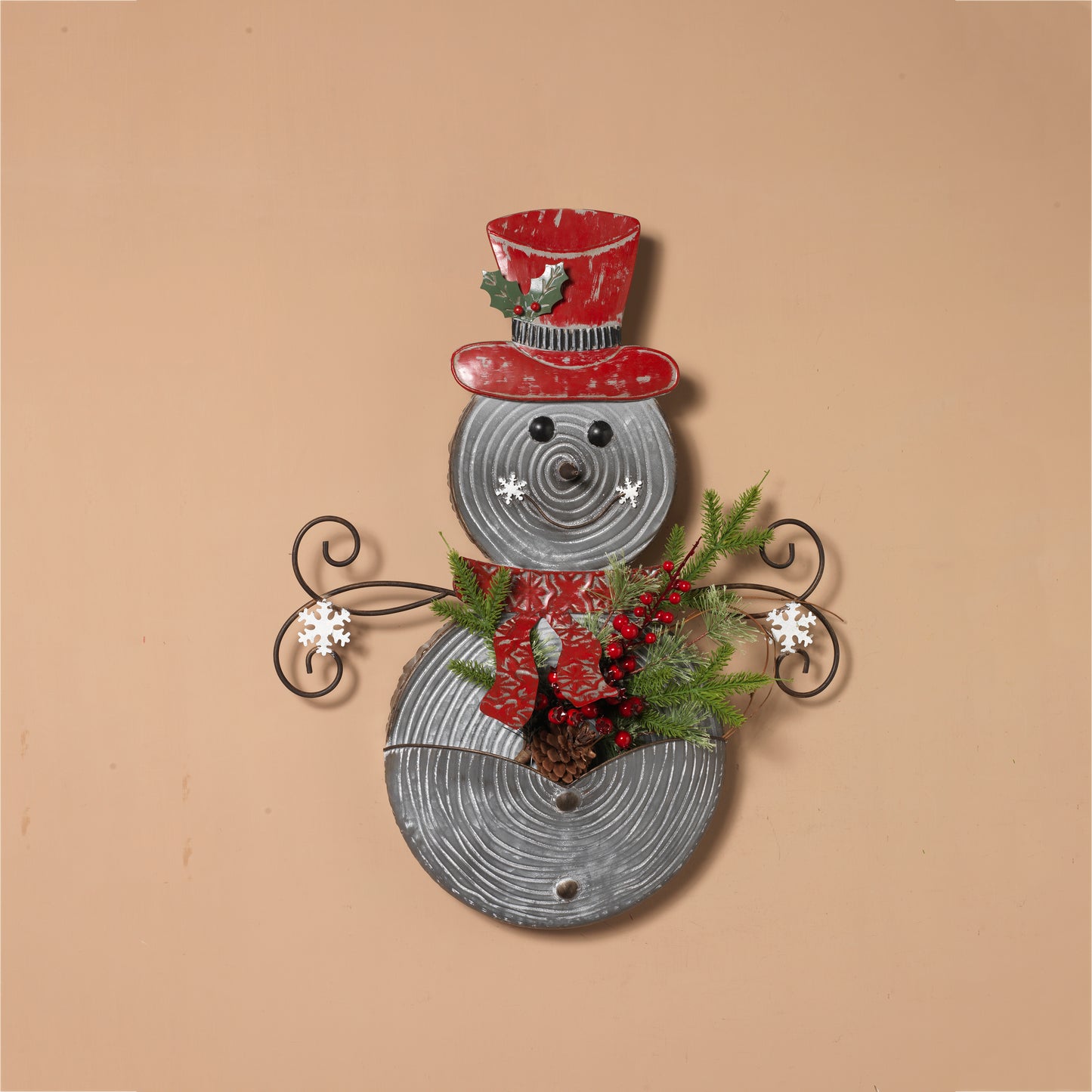 Hanging Snowman Container