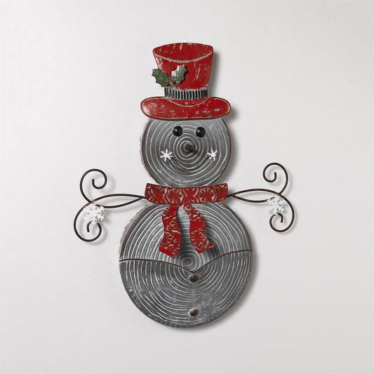 Hanging Snowman Container