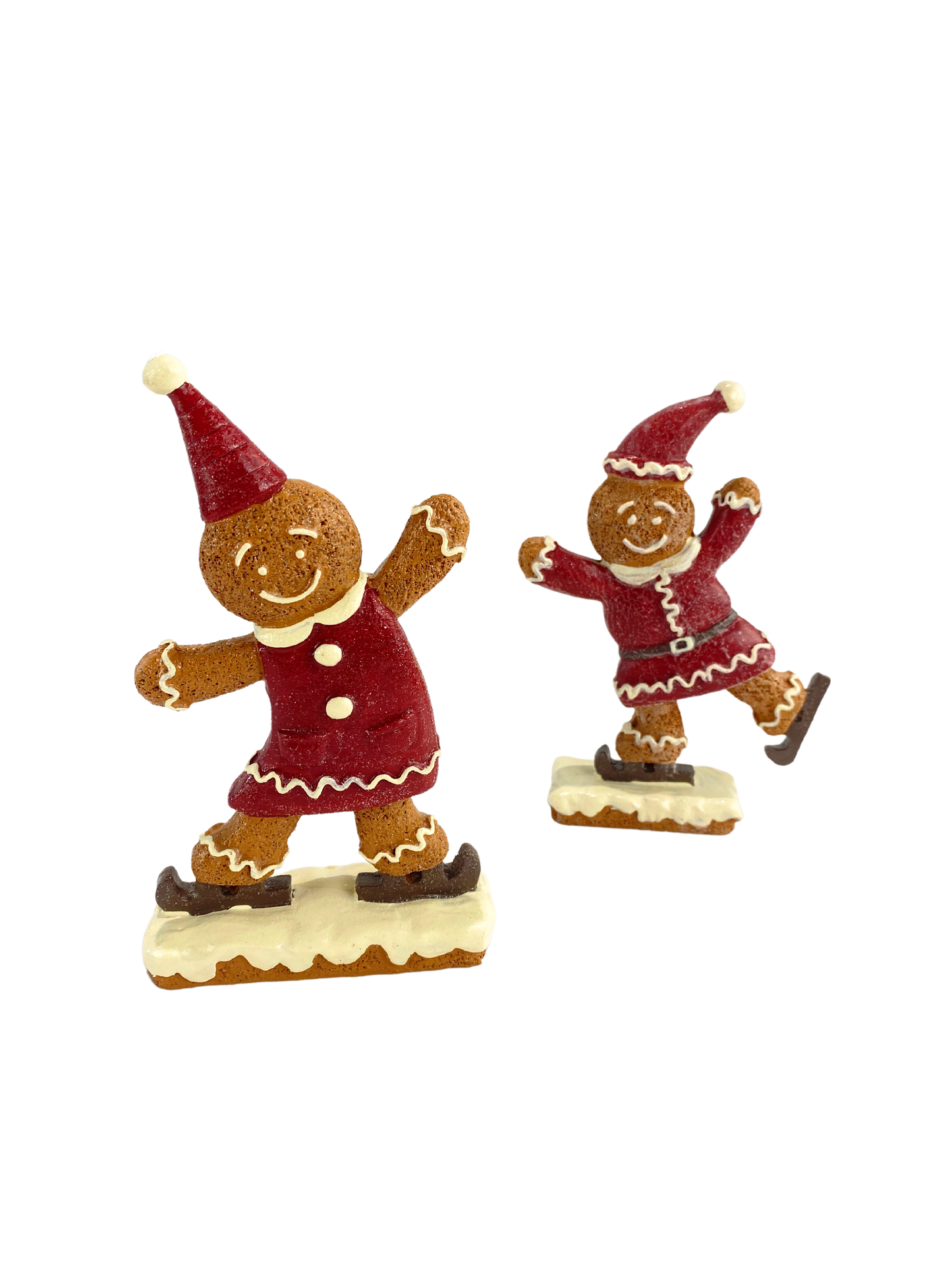 Ice Skating Gingerbread Decor