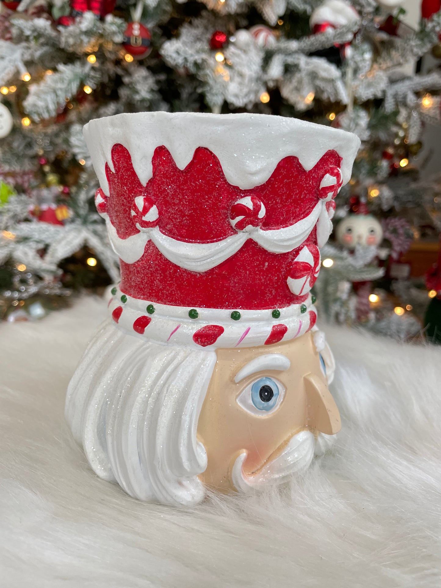 Traditional Nutcracker Candle Holder (Seconds)