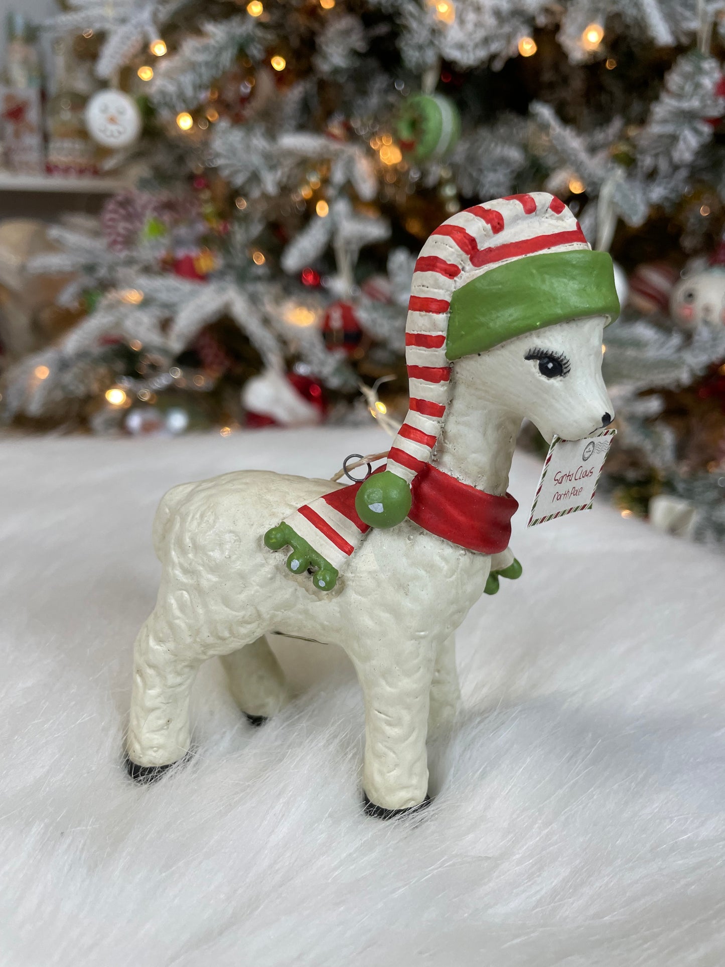 Christmas Llama Ornament