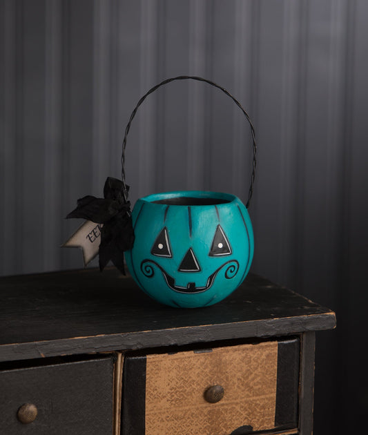 Small Teal Pumpkin Bucket