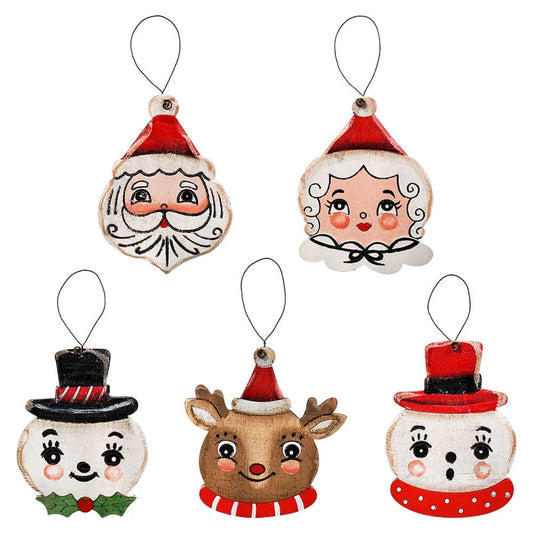 Christmas Ornaments Set of Five