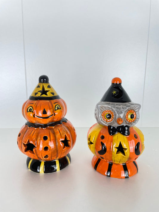 Owl and Pumpkin Decor (Seconds)