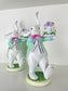 Set of Two Boy Bunnies w/Mini Cake