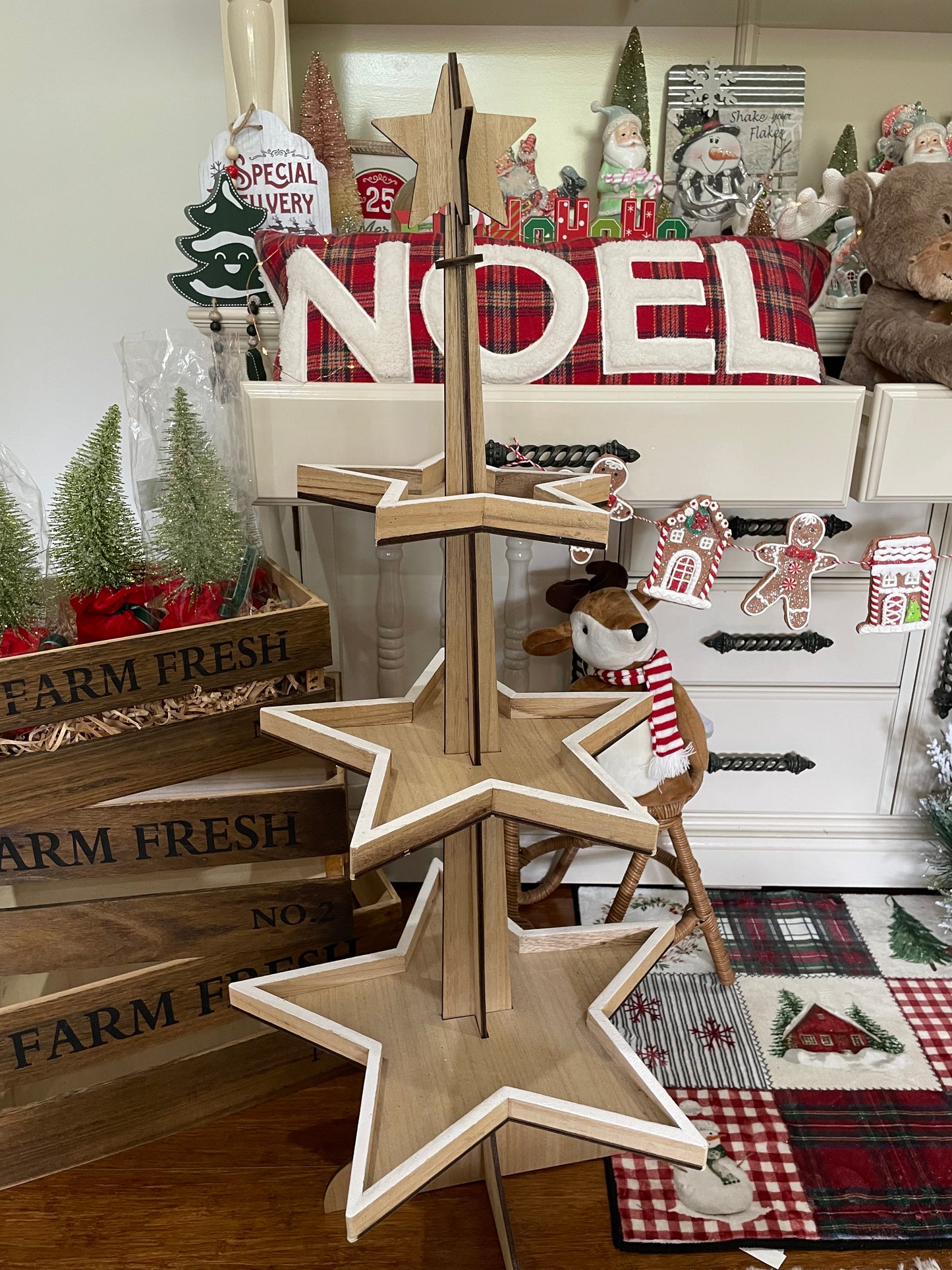 Christmas tree display stand