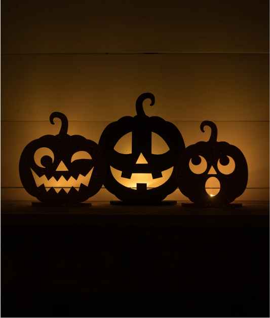 Jack-O-Lantern Glitter Dummy Boards S3