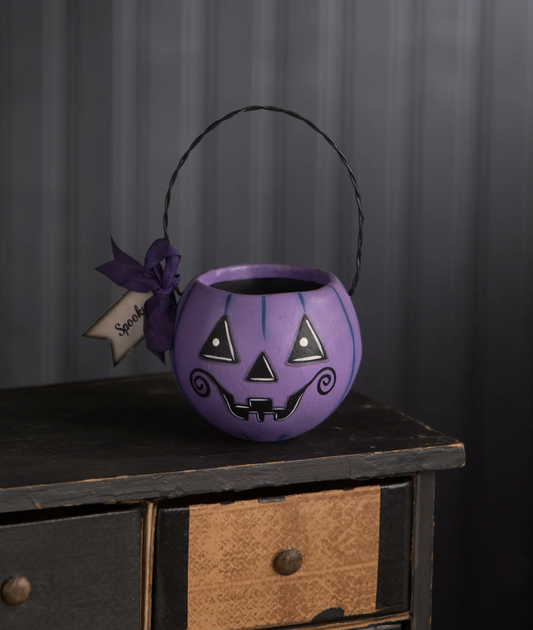 Small Purple Pumpkin Bucket