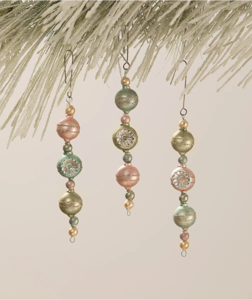 Pastel Dripping Drop Glass Ornaments S3 – MCB Emporium