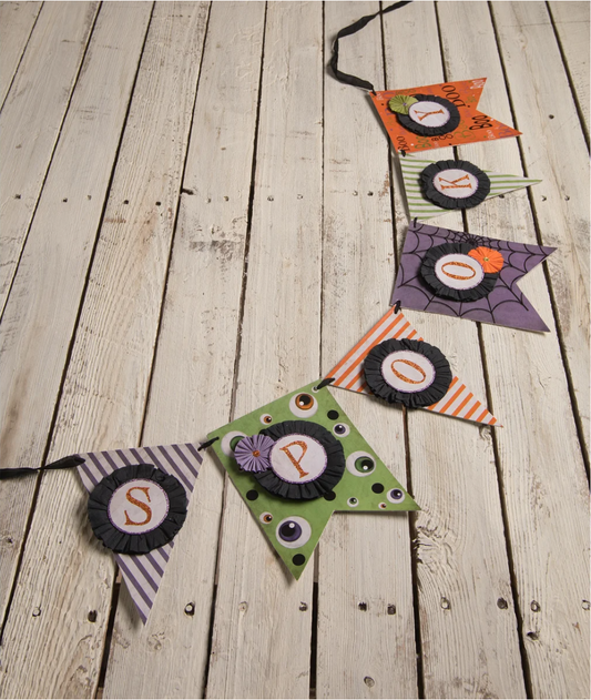 Spooky Pennant Garland