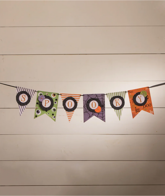 Spooky Pennant Garland