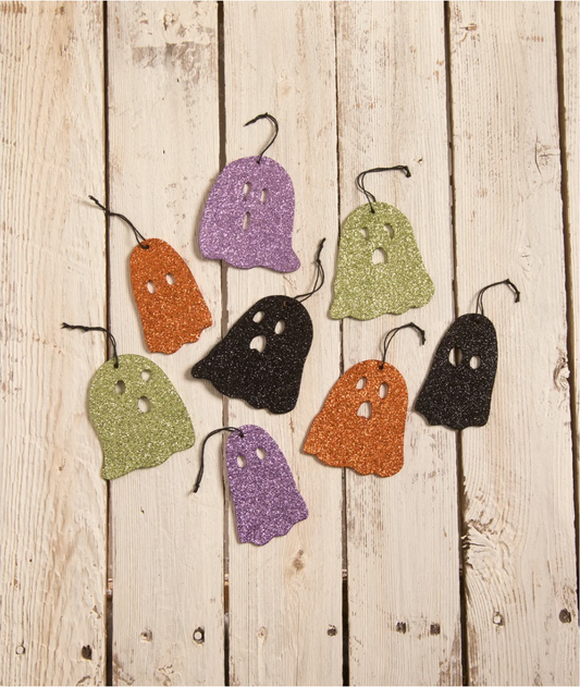 Ghostie Boo's Ornaments Set of 8