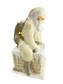 Large Ivory Santa Down Chimney