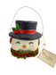 Happy Retro Snowman Bucket (Small)