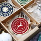 Reindeer Names Enamel Christmas Tree Decoration