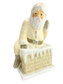 Large Ivory Santa Down Chimney