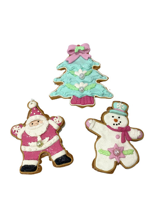 Pastel Christmas Ornaments