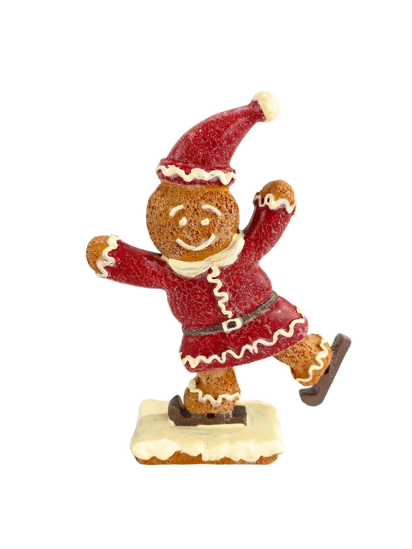 Ice Skating Gingerbread Decor