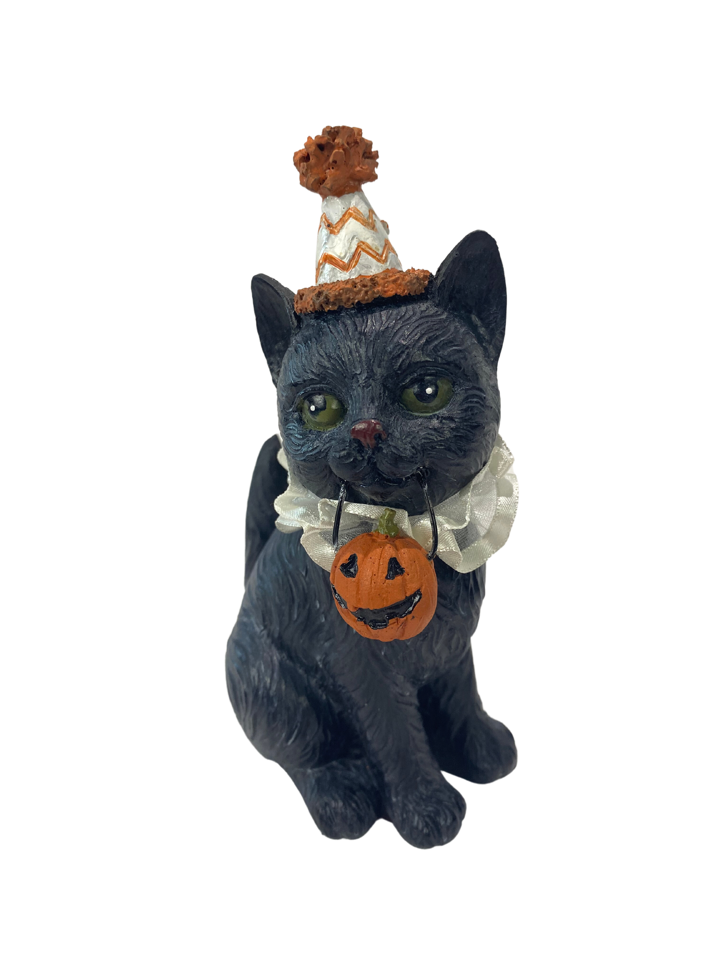 Vintage Halloween Cat Figurine