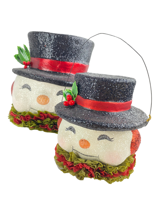 Happy Retro Snowman Bucket (Small)