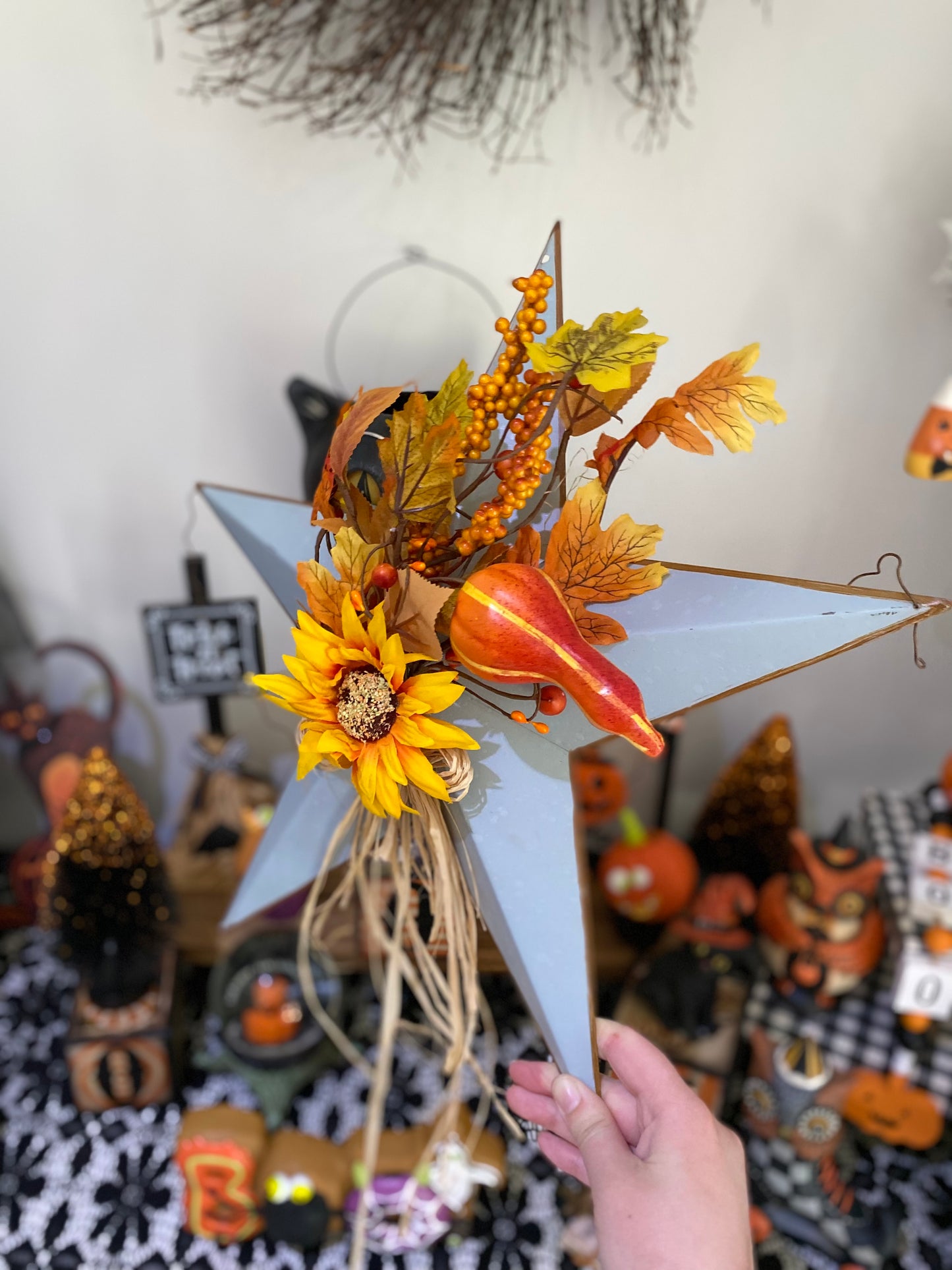 Large Autumn Star Decor