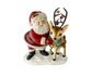 Large Retro Santa with Reindeer