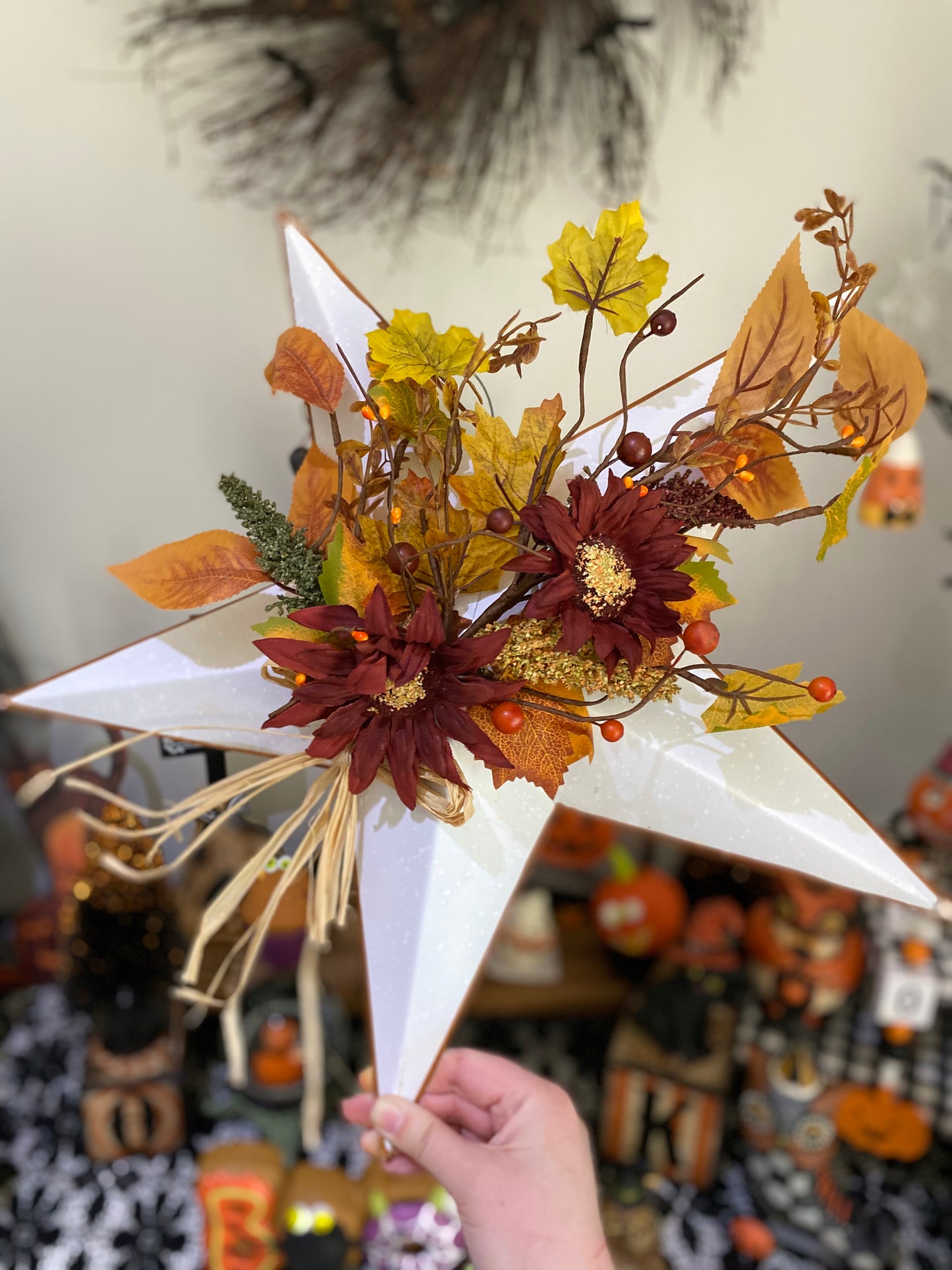 Large Autumn Star Decor