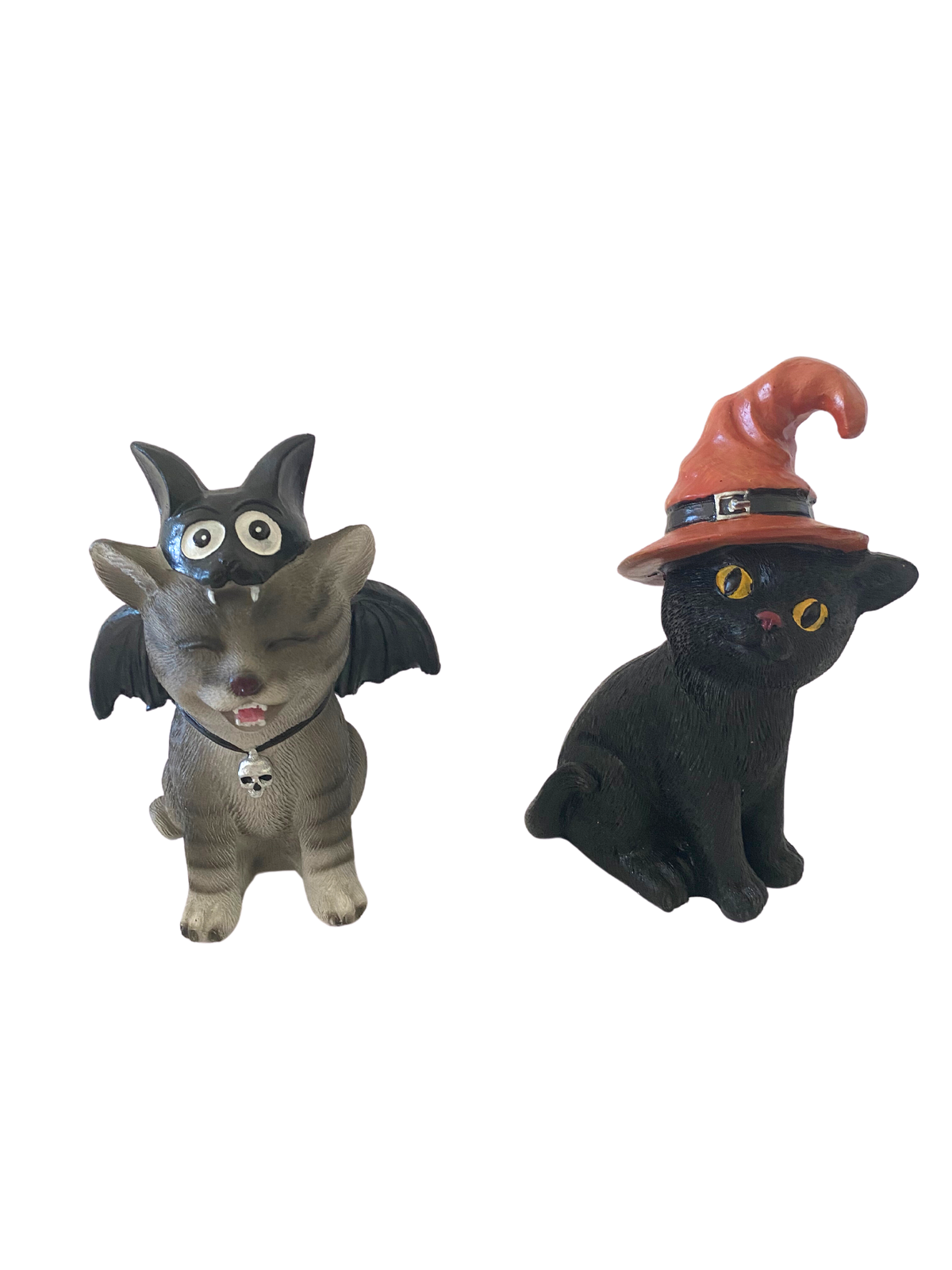 Cat in Costume Figurine Set of Two