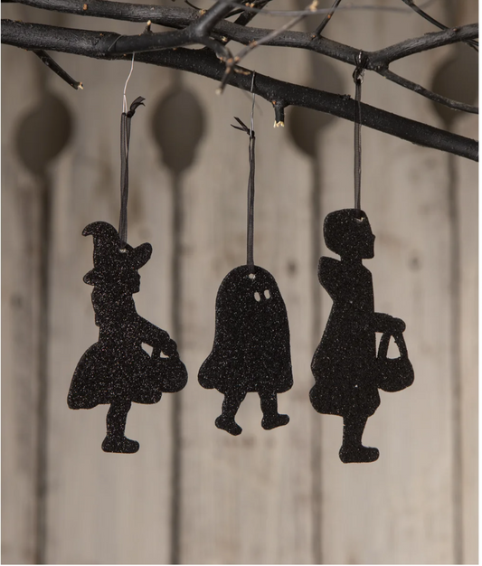 Trick or Treat Children Silhouette S/3