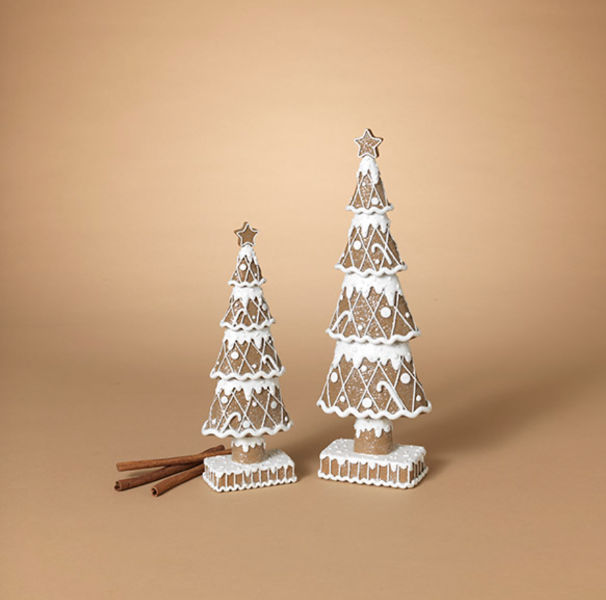 Gingerbread Trees Set of Two