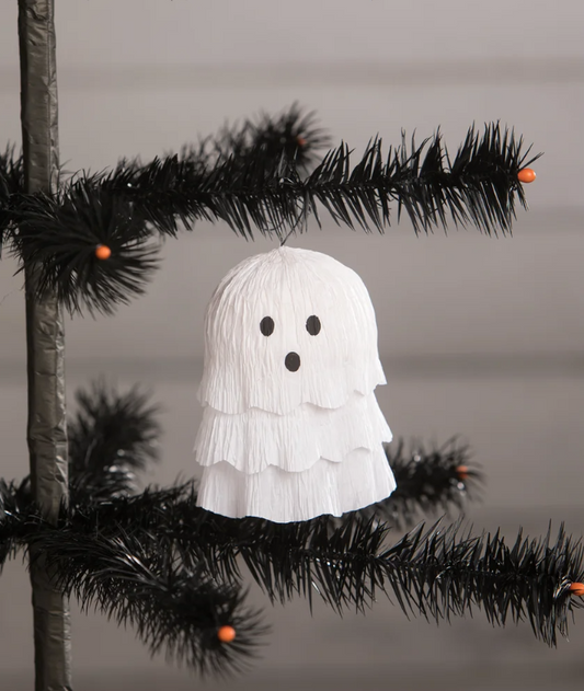 Crepe Paper Ghostie Ornament