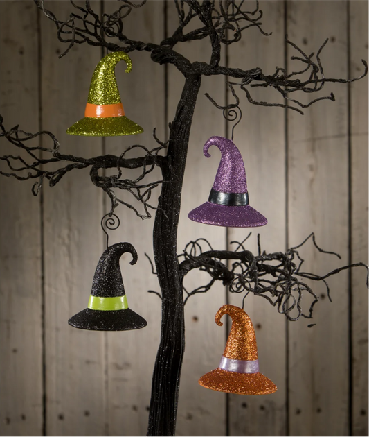 Witch Hat Orange Ornament/Place Card Holder