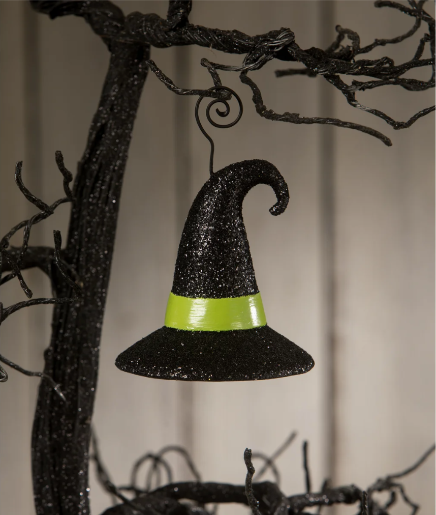 Witch Hat Black Ornament/Place Card Holder