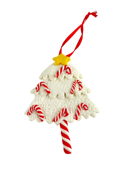 Peppermint Tree Ornaments Set of Three